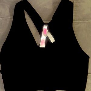 PINK Victoria's Secret Black Sports Bra